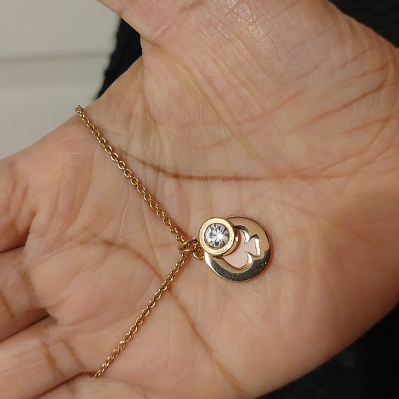 Kate Spade Spot The Spade Charm Pendant Necklace - Picture 2 of 4
